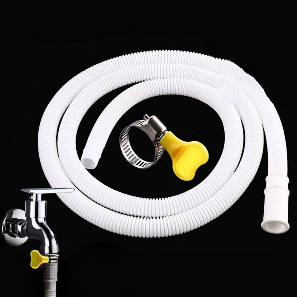 Tubo di prolunga universale del， Tubo flessibile di ingresso dell'acqua for scarico lavatrice e condizionatore d'aria, lunghezza 25 m(5M)