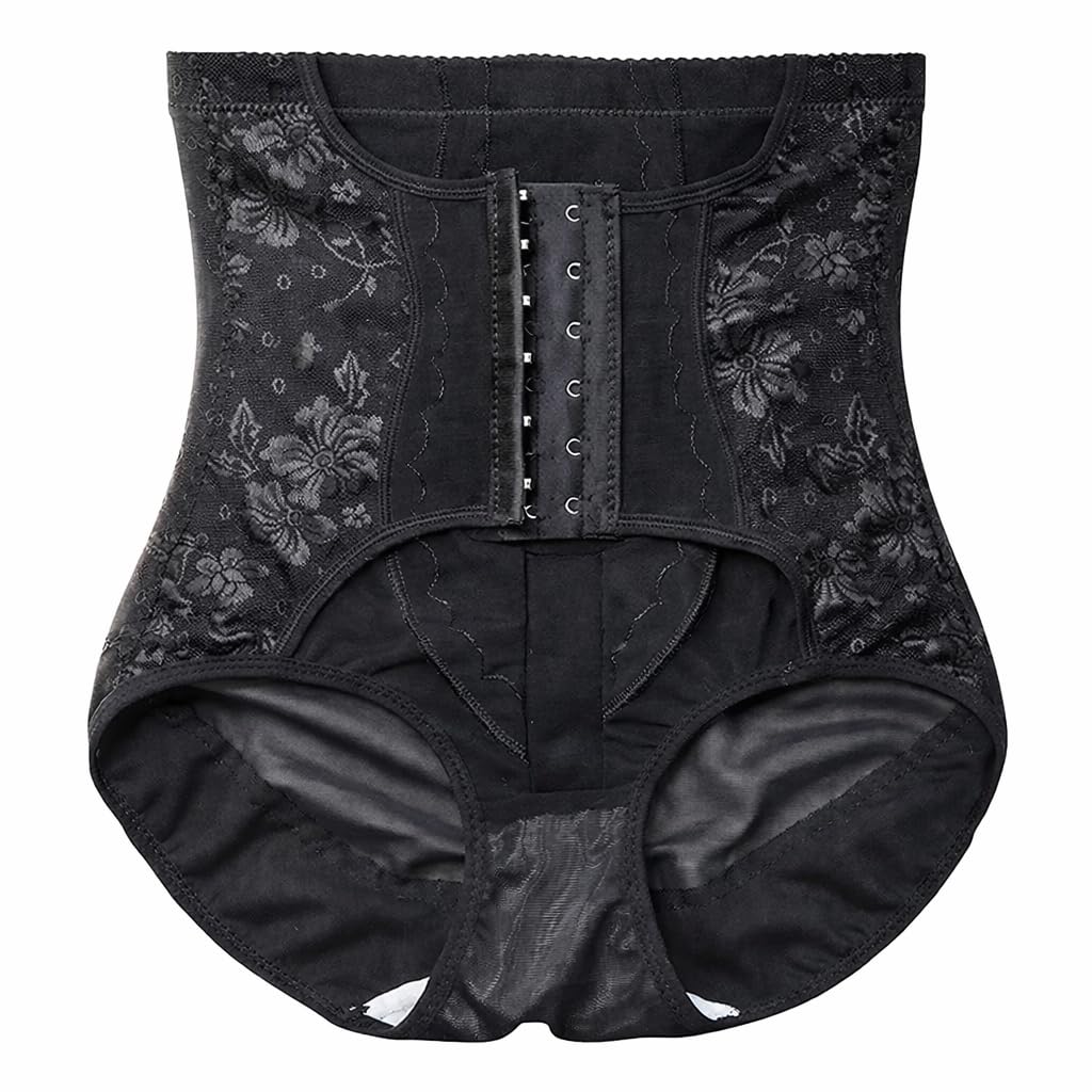 メンズガードルショーツ 男の娘 くびれ お腹 ハイウエスト 補正下着 花柄 レース 前開き コルセット お尻 腹部 穴あき コスプレ オトコの娘パンツ