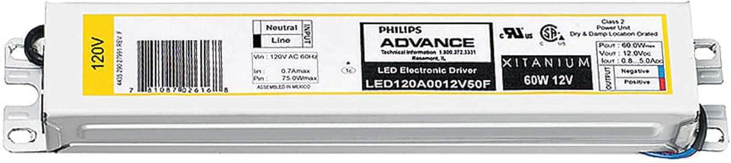 LED Driver, 12 V, 2-60 W