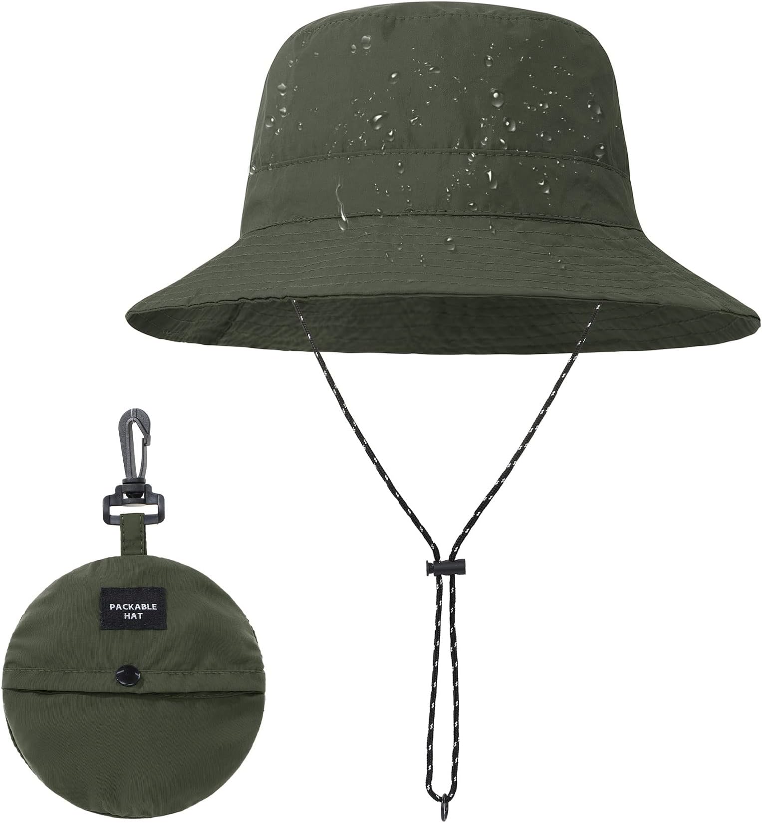 Durio Bucket Hats for Men Waterproof Sun Hat Packable Summer Hats for Men Beach Hat for Outdoor Travel