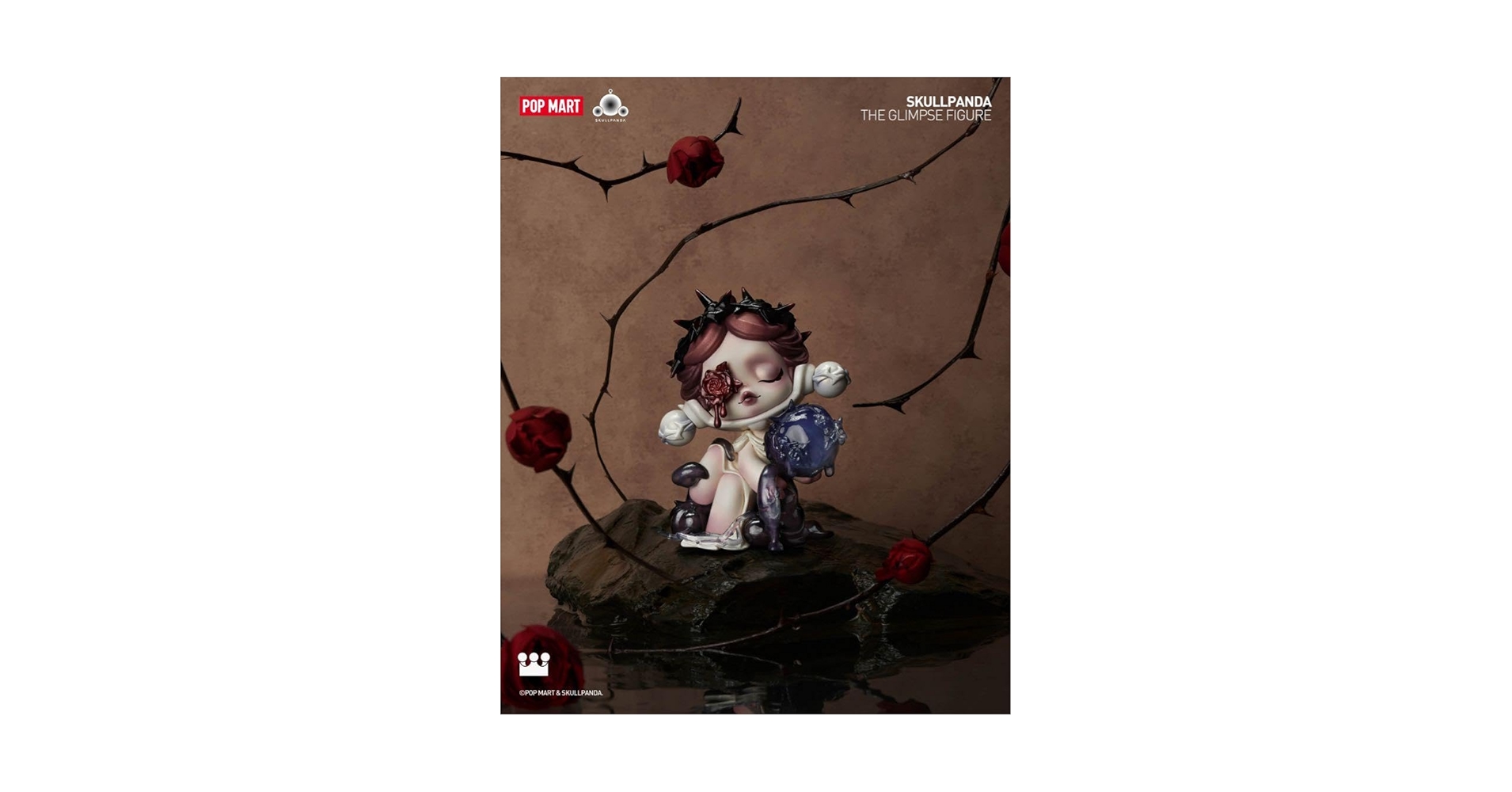 Amazon.co.jp: POPMART SKULLPANDA The Glimpse : おもちゃ