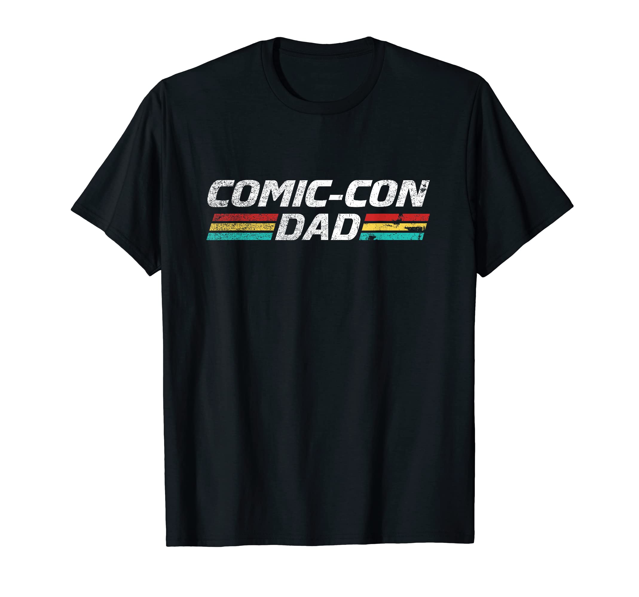 Un-CONVENTION-al ApparelComic-Con Dad 80's Retro Style Distressed T-shirt T-Shirt