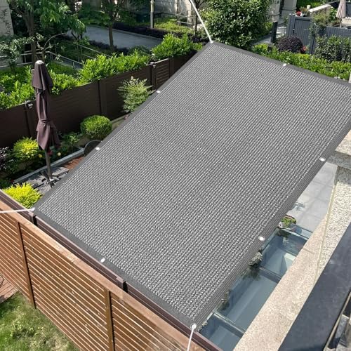 Protection UV pour terrasse toile d'ombrage gris clair 140 x 290 cm - 2