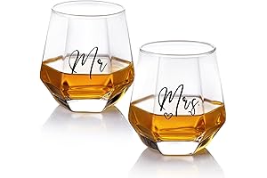 Mr and Mrs Wine Glasses Gifts, Wedding Gifts for Bride and Groom