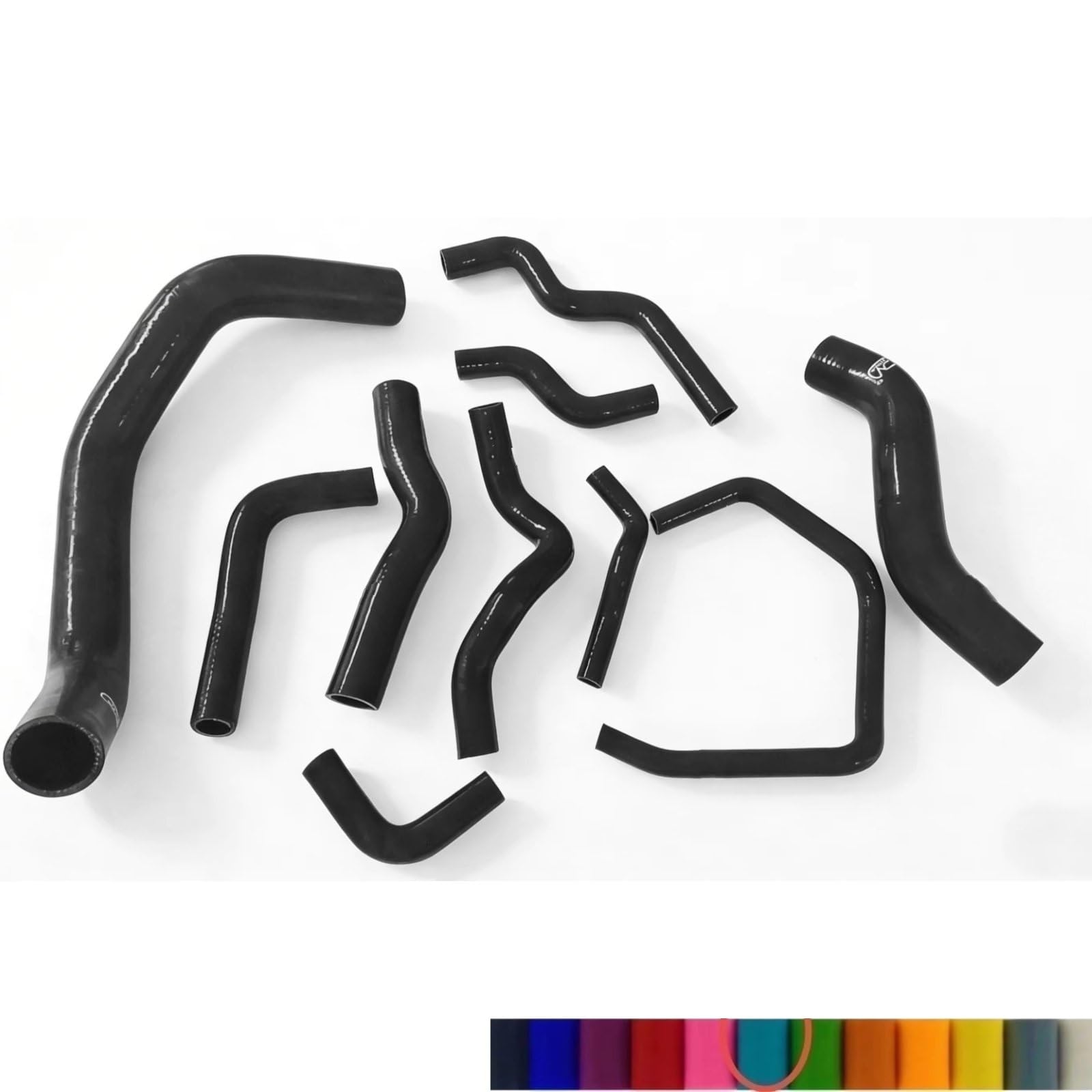 Kit tubo radiatore Compatibile Con Nissan Per 240SX Per S14 Per Sr20Det Kit Riscaldatore Tubo Radiatore Pacchetto Di Raffreddamento Automatico Del Motore(Nero)