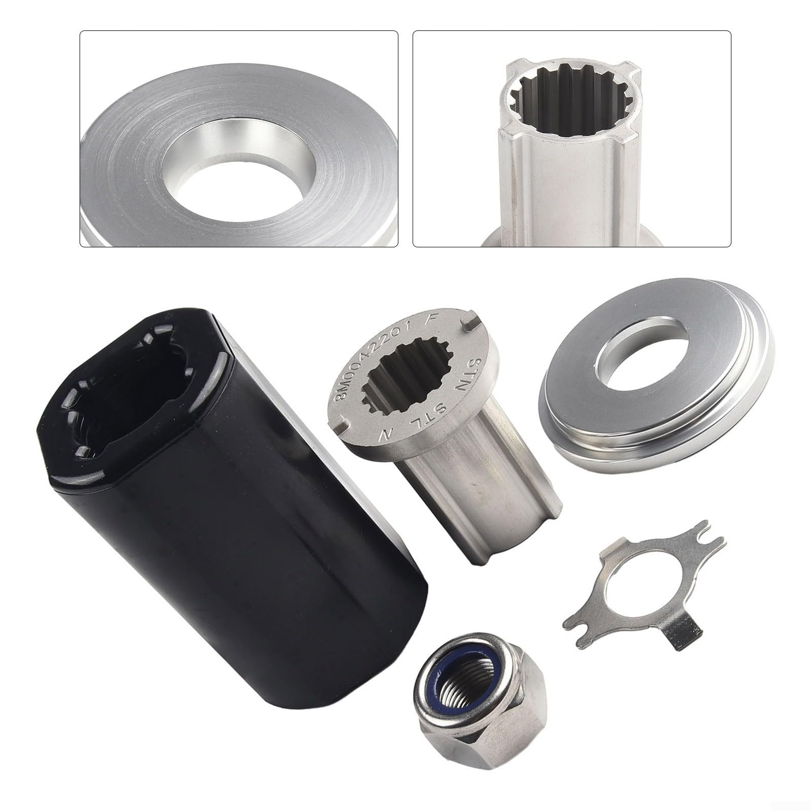 Kit mozzo elica per Mercury-MERCRUISER, per Alpha Sterndrive 60-300 per HP sostituisce 835257K1 835257Q1 Red Flo-Torq II