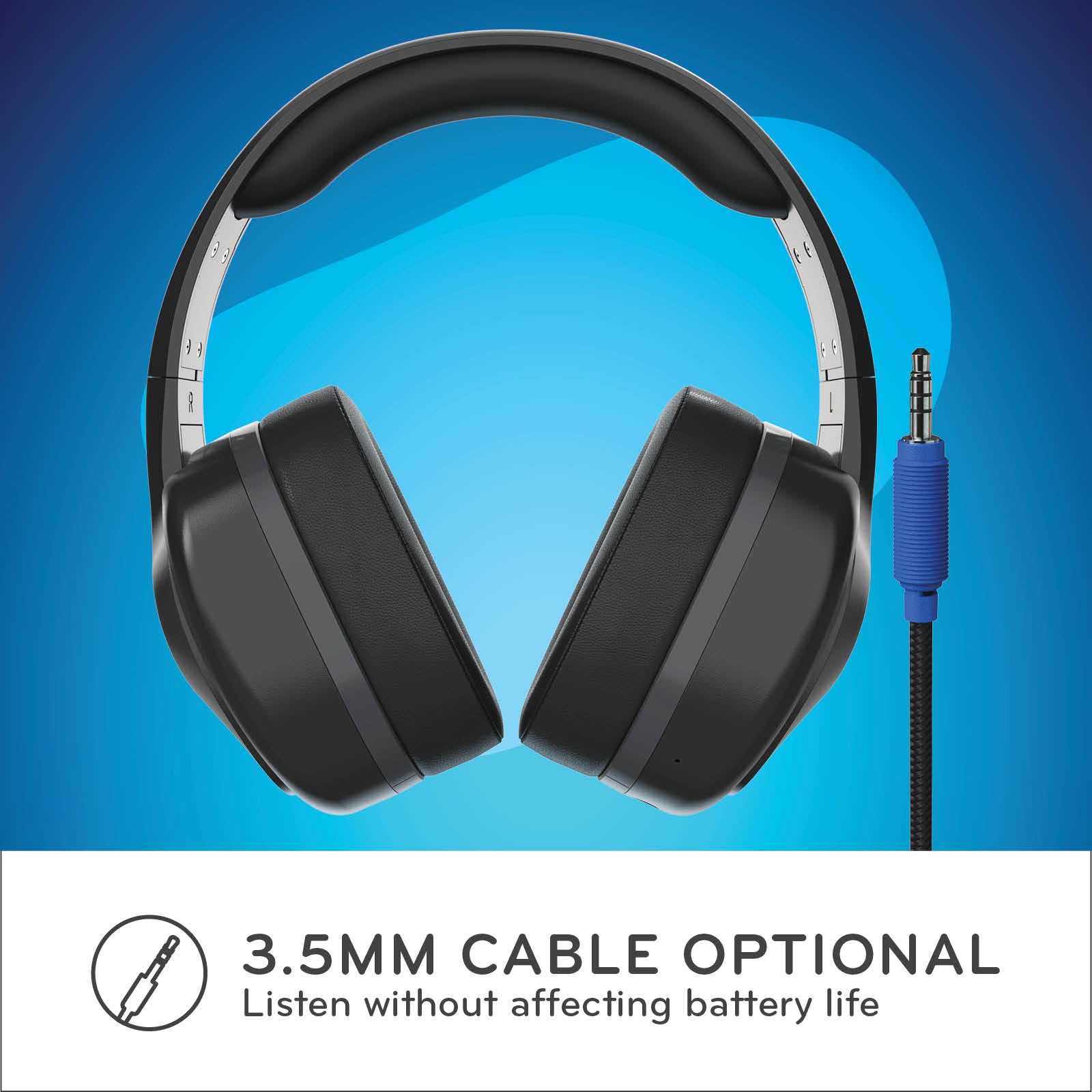 TWT Audio REVO Wireless Kopfhörer TW340 BT schwarz