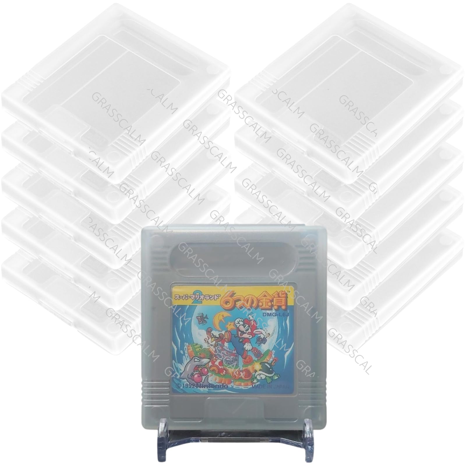 Amazon | GRASSCALM ゲームボーイ GB ソフト ケース 10個 セット 専用 