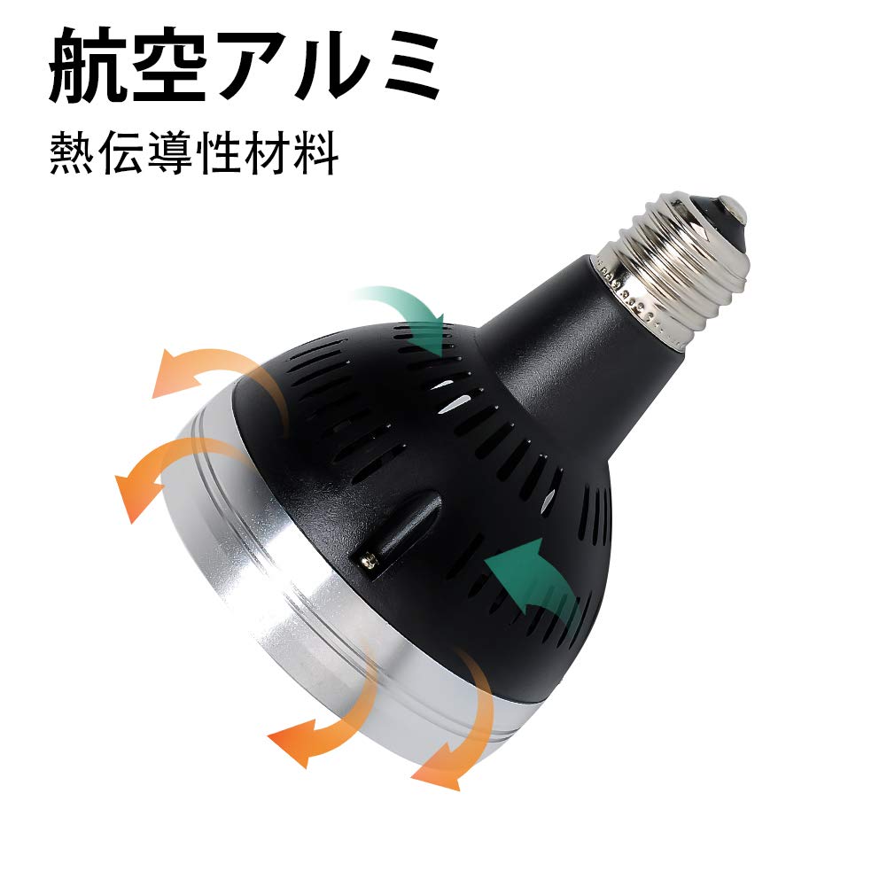 NABESEI 植物栽培用 LEDダウンライト DPDL-R-9W 赤色 20個