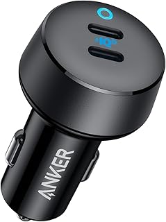 Anker USB C Car Charger, 40W 2-Port PowerIQ 3.0 Type C Adapter, iPhone 16 Car Charger, PowerDrive III Duo with Power Delivery for iPhone 16/15/14/, Samsung, Huawei, Xiaomi, Redmi, Vivo, Oppo and More