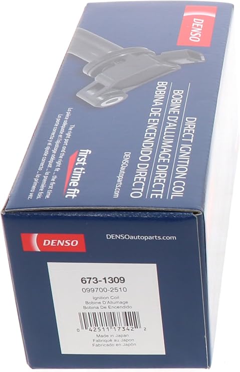 Denso Direct Ignition Coil - 673-1309 (Fits Select Models and Years of Lexus, Toyota, and Scion Vehicles)
