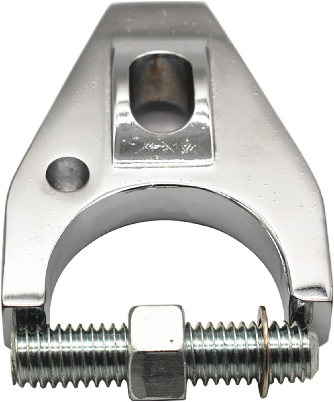 GSKMOTOR Universal Distributor Clamp Chrome Billet Aluminum Distributor Clamp Hold