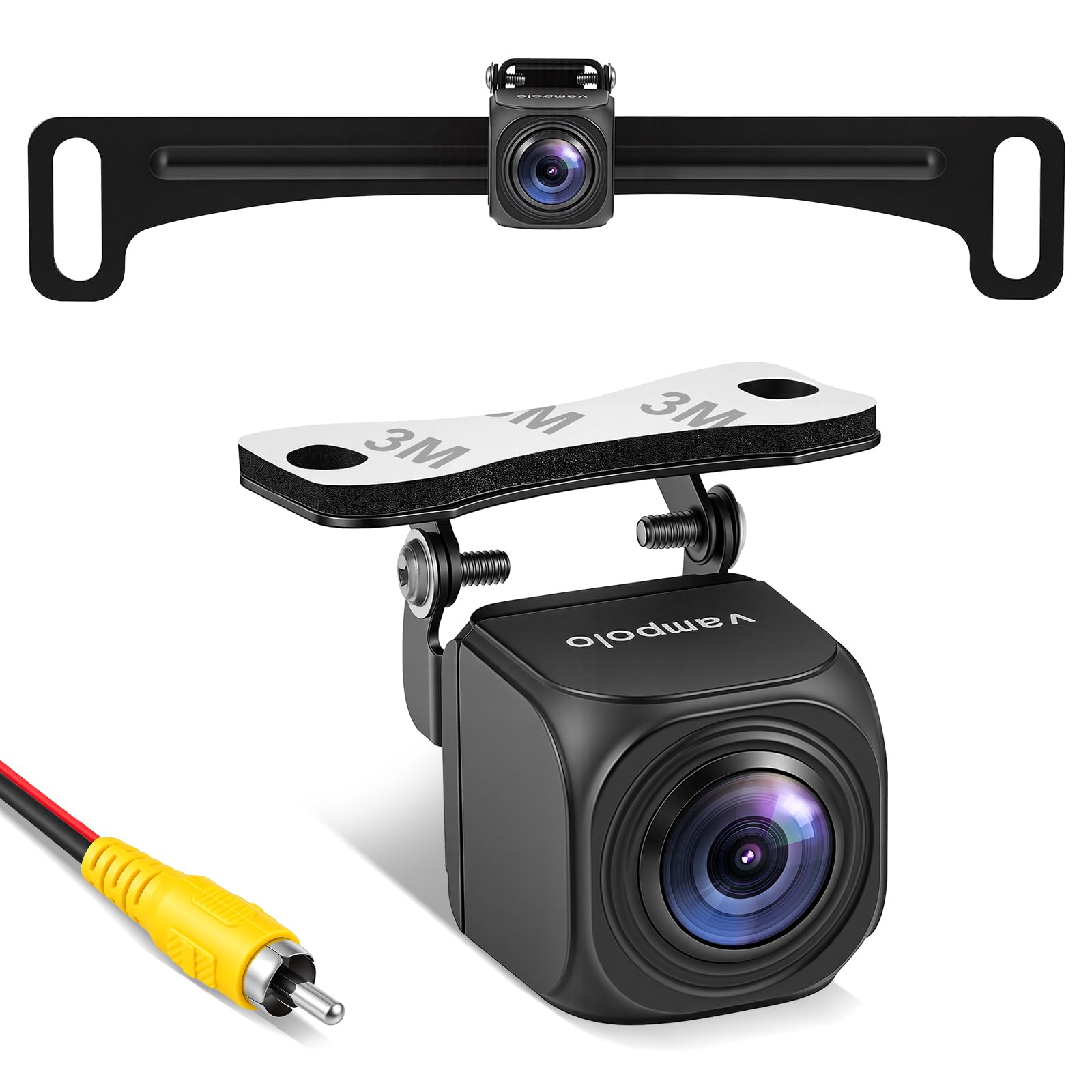 vampolo AHD 1080P Front and Rear Camera