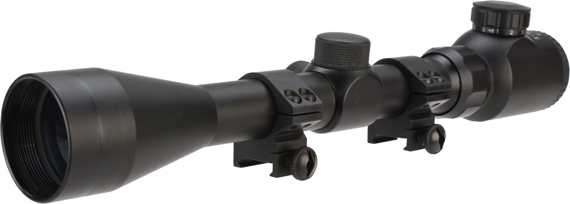 Evike Airsoft - Matrix 3-9x40 Dual Illuminated Rifle Scope w/Scope Rings