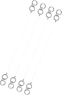 [Ear Lobe &amp; Accessories] Invisible/Transparent Elastic Earrings Support - Lightweight, Adjustable &amp; Stretchable Silver Ear...