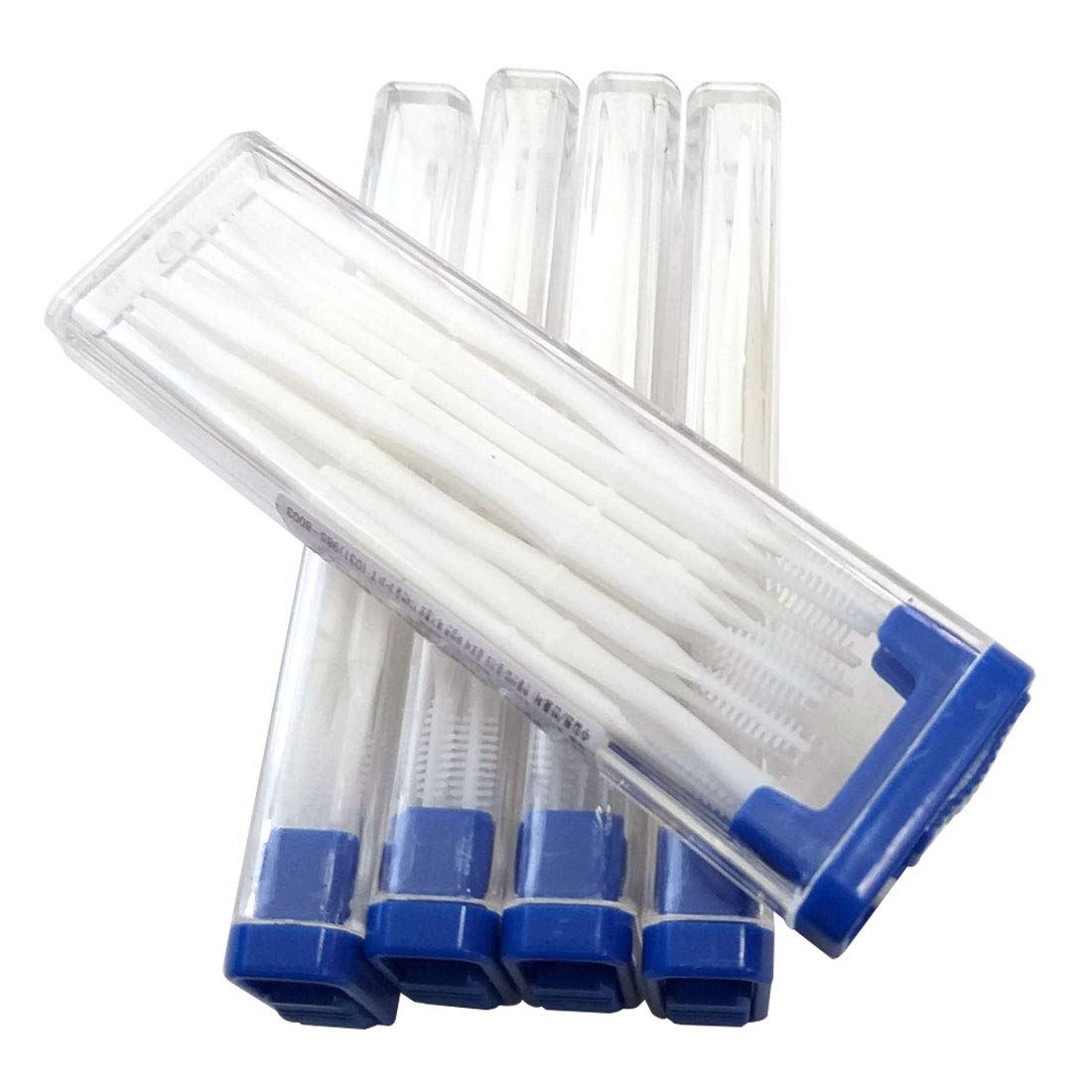 Adult Portable Interdental Toothpicks, Tooth Stick Manual Brush Dental Oral Care Clean Teeth Food Residue 18 Picks Per Pack. 5-Packs (Total Of 90 Picks),White-image-23