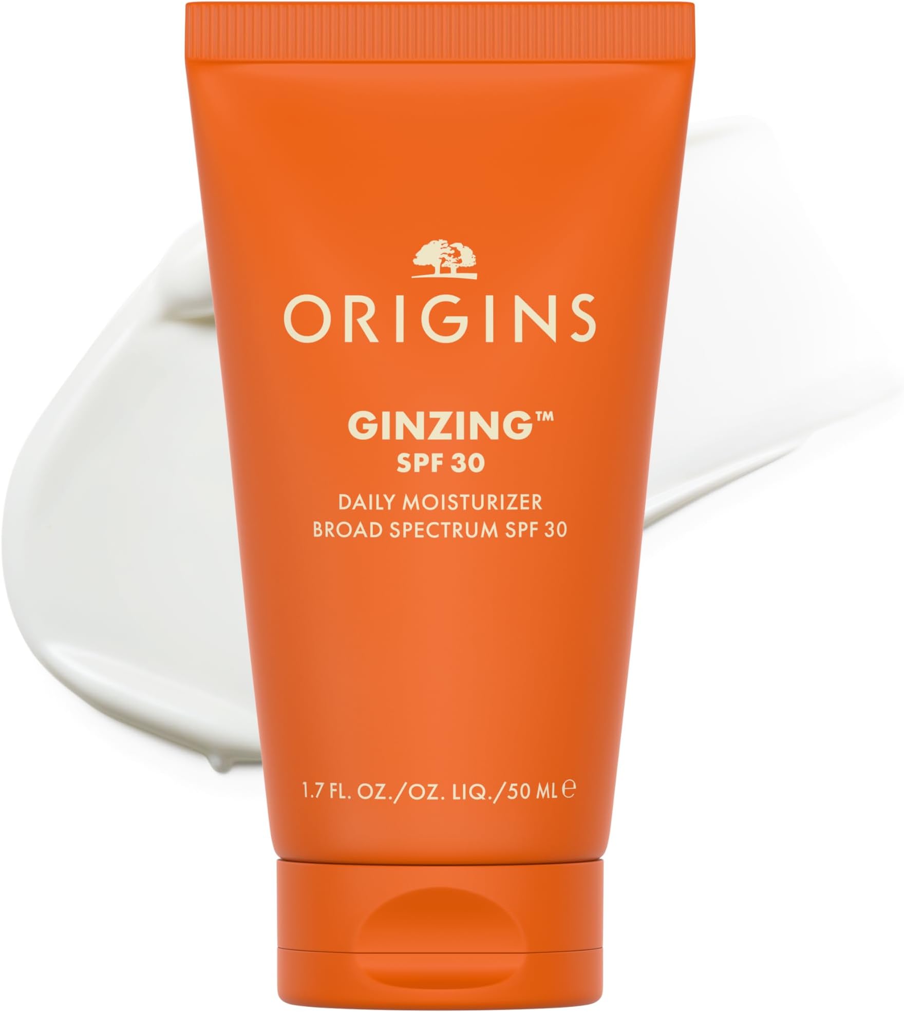 GinZing Daily Face Moisturizer Sunscreen with SPF 30 | Delivers Radiance & All-Day Hydration | With Hyaluronic Acid, 1.7 Fl Oz