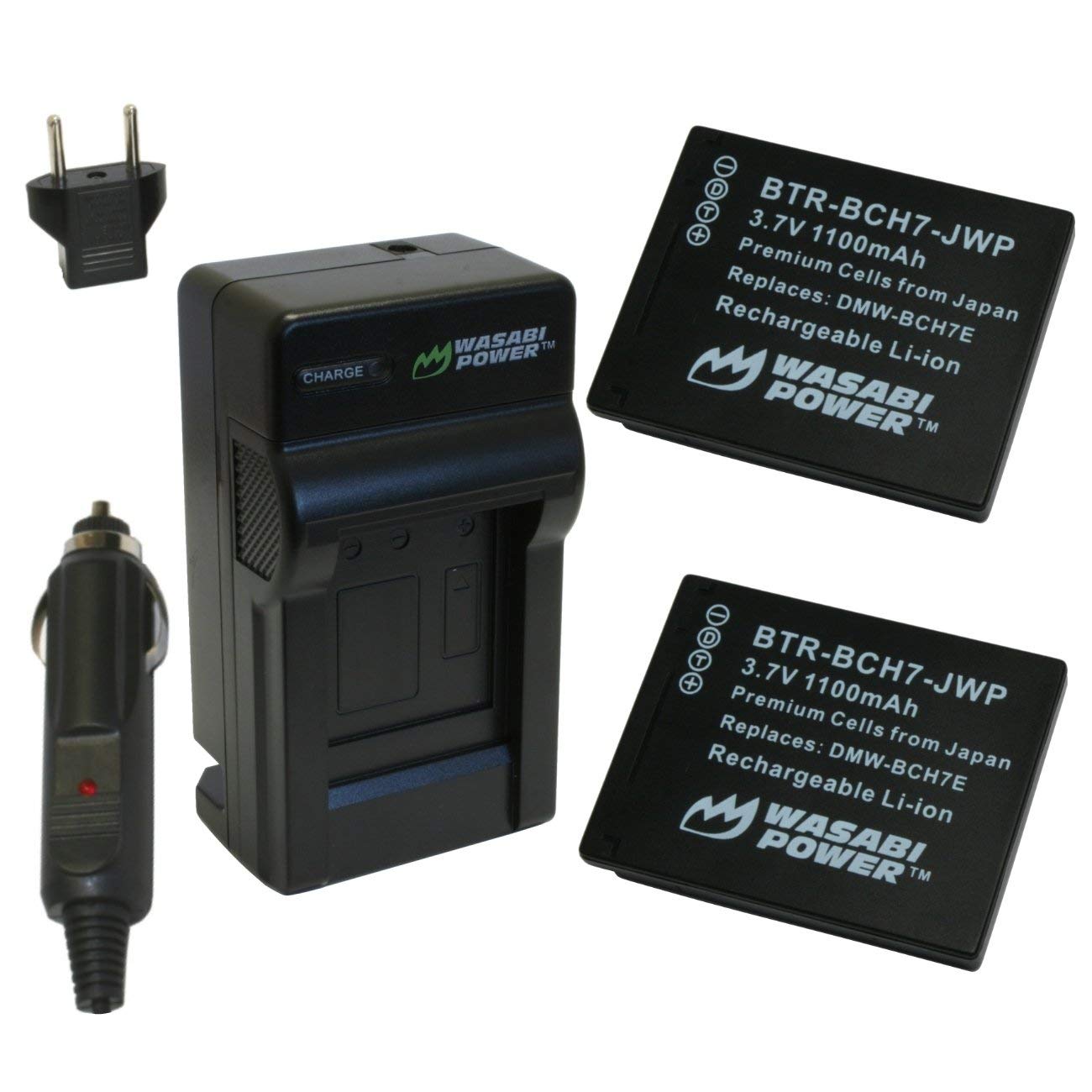 Buy 2 Pack Battery And Charger Kit For Panasonic Lumix DMC-FZ70, DMC-FZ70K, DMC