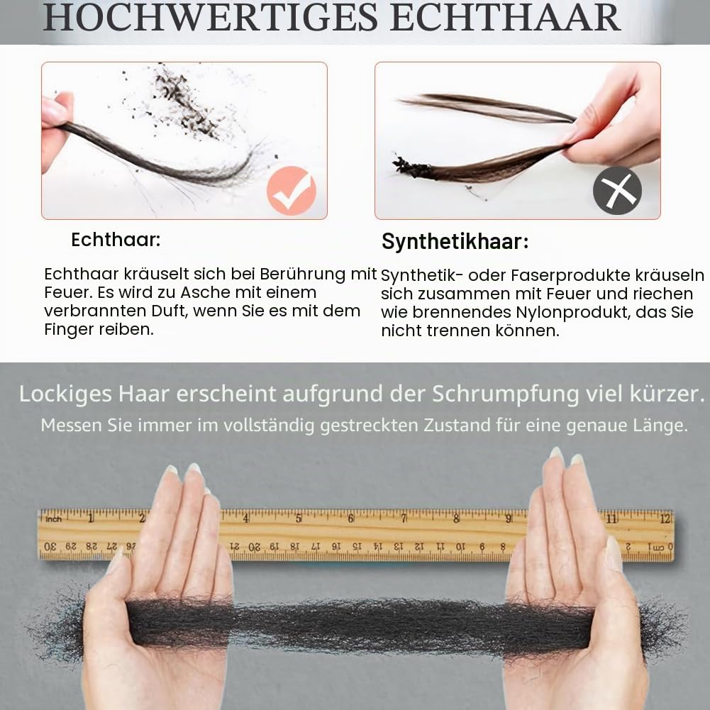 FASHION IDOL Afro Kinkys Bulk Echthaar für Dreadlock Extensions 40CM 3 Packungen 150 Gramm natürliche schwarze Loc Reparatur Afro Kinky Flechten Echthaar für Locs 5.3 Oz
