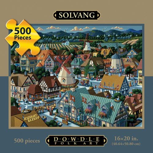 Dowdle Puzzles Solvang 1000 Piece Jigsaw Puzzle Toys & Games