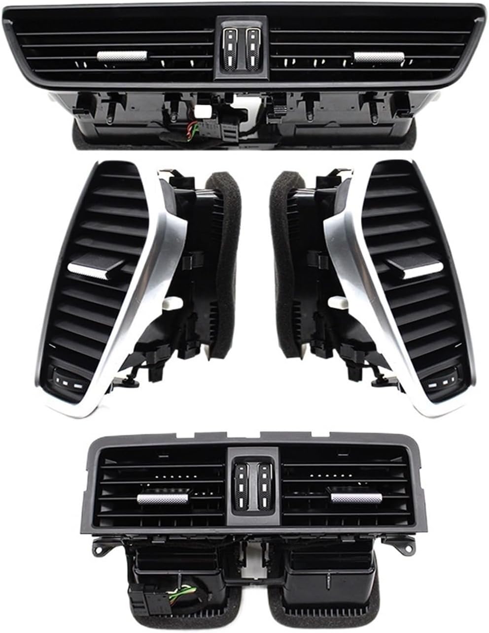 リアアームレストセンターACエアベントグリル折りたたみクリップトリム