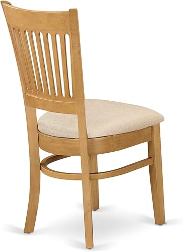 Miniatura 16 de East West Furniture Mesa y sillas de comedor Avon de madera de roble (7 piezas)