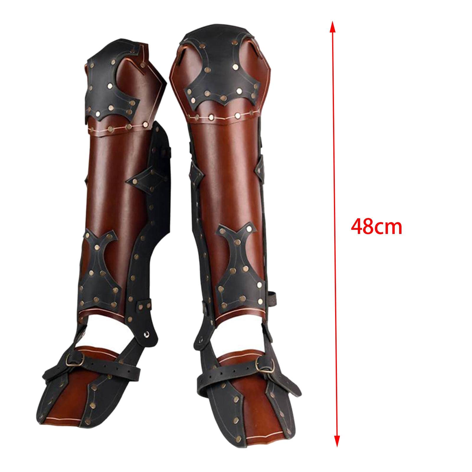 Protectores de Piernas, Cubrebotas, Cubrepies, Cubrezapatos para Hombres Y Mujeres, Protectores de Pantorrillas de Cuero PU Retro, Protectores de Pier