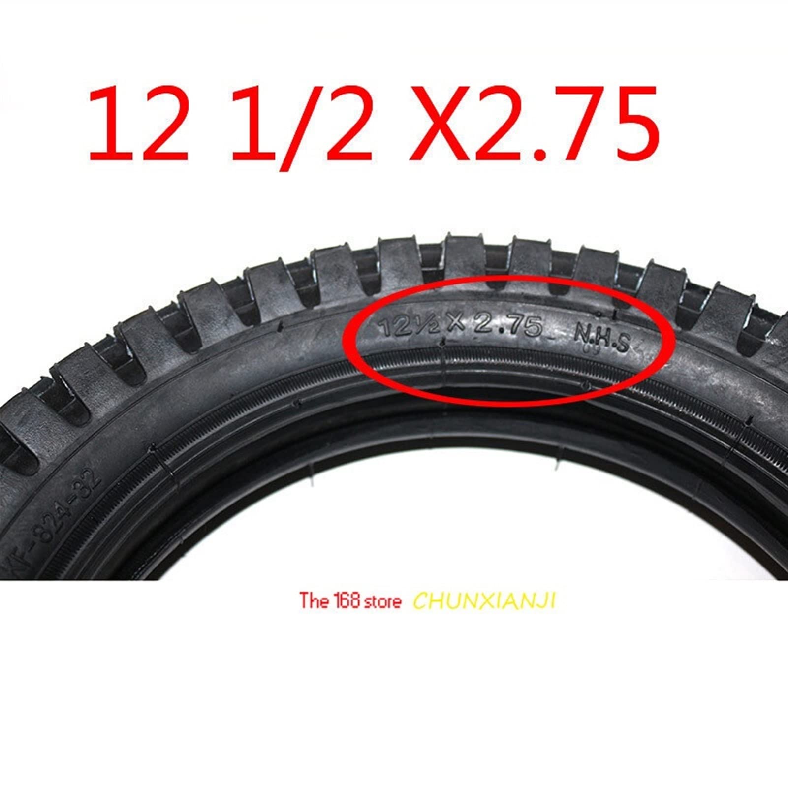 Camera d'Aria, Camere d'Aria Monopattino 12 1/2 x 2,75 Pneumatici 12.5 * 2,75 Pneumatico o della Camera Tubo da 49cc Motociclo Mini Dirt Bike Tire MX350 MX400 Scooter(Inner And Outer Tire)
