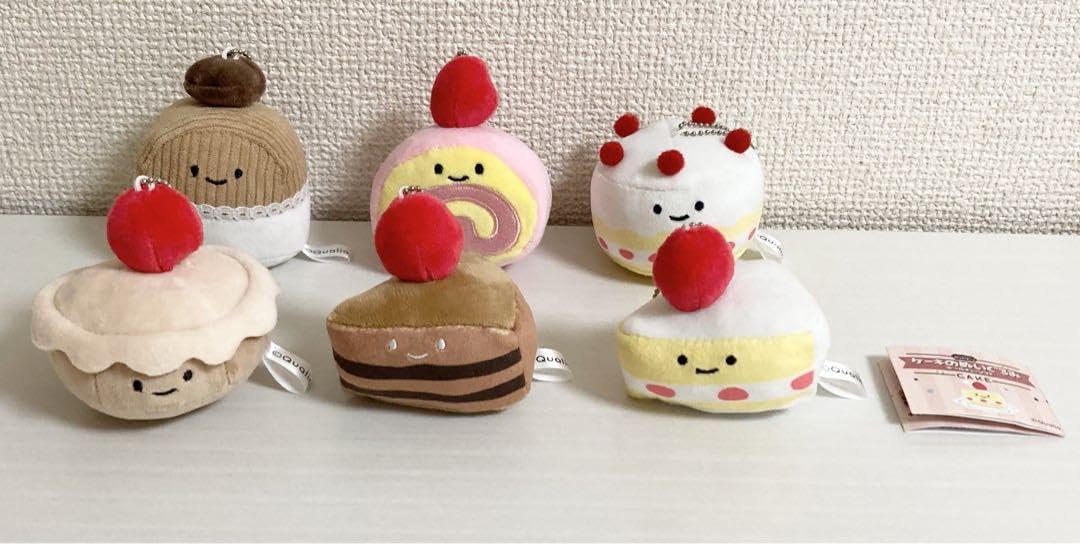 Amazon.co.jp: にっこりーノ ケーキのぬいぐるみ 全種セット