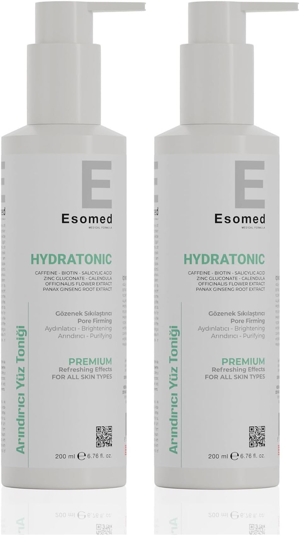 Hydratonic Yüz Toniği – Gözenek Sıkılaştırıcı, Yağ Dengeleyici ve Arındırıcı Tonik 200ml (2 paketi)