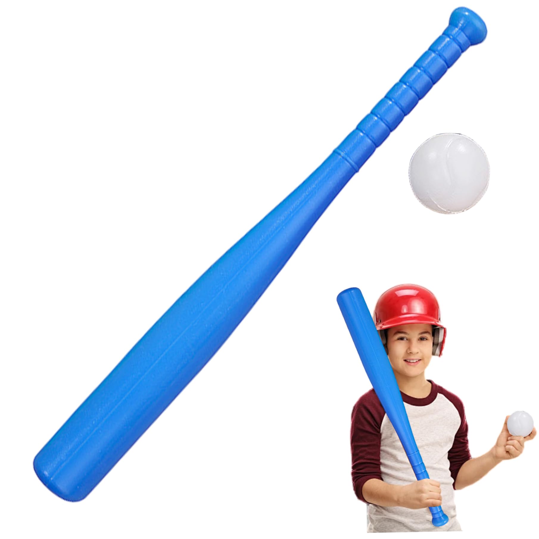 Mazza da Baseball per Bambini | Mazza da Baseball per Bambini, Set di plastica e Palline da 17 Pollici, Giocattoli pratici Leggeri per Esercizi per per Giochi di Sport Interni ed Esterni