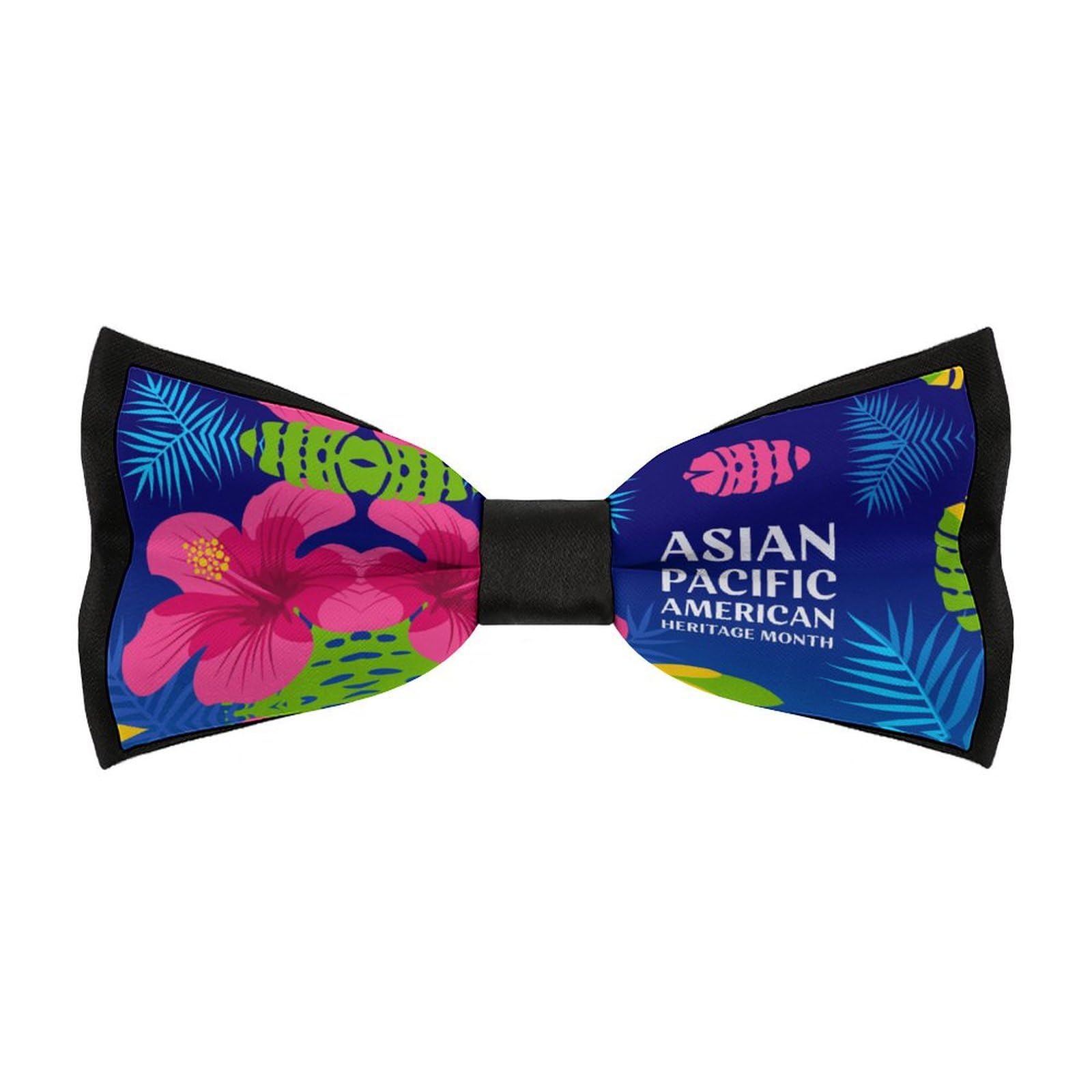Jyyau Asian American And Pacific Islander Heritage Month Bow Tie Adjustable Necktie For Men Business Fashion Pre-tied Tie Neckwear Novelty Accessory For Weddings Party Festival
