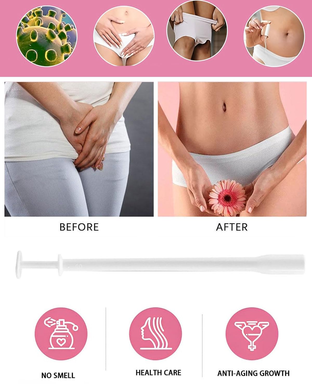 25 pezzi Applicatori Vaginali Monouso, Lubrificante Personale Applicatore, Vaginale Sparatutto Siringa Aiuti Sanitari Strumenti Pacchetto Individuale