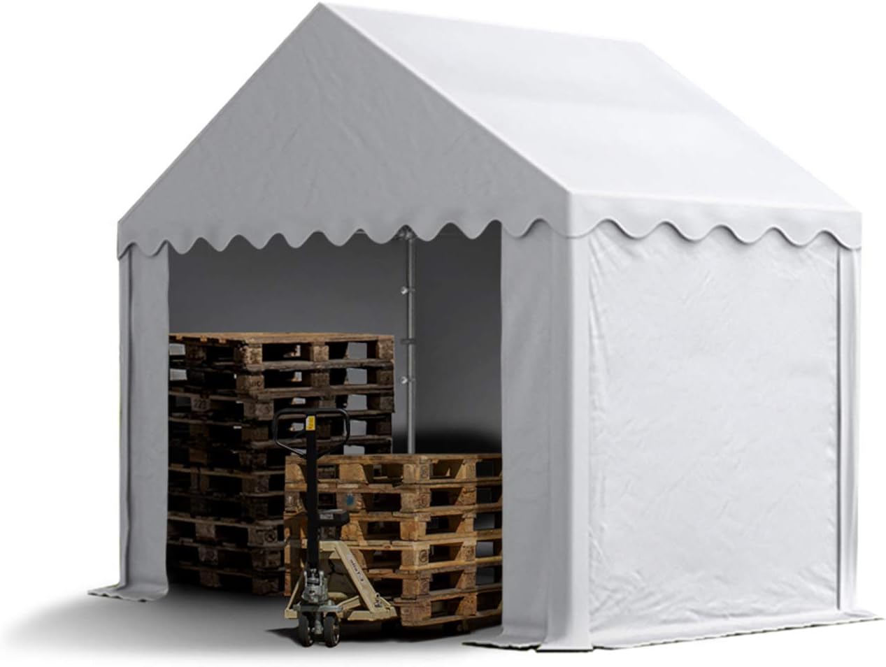 TOOLPORT Storage tent 3x2 m PVC 700 N waterproof shelter white