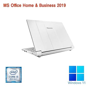 Windowsノート本体 Panasonic Let's note Corei5-8350U 256GB Let's note 中古パソコン Windows11 office搭載 12.0型 レッツ