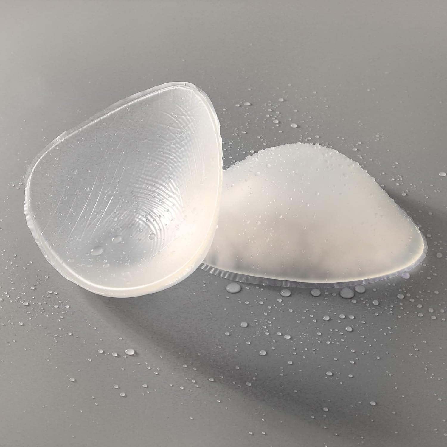 Pair Concave Silicone Breast Form, Triangle Mastectomy Prosthesis Bra Inserts Enhancer Pads - Image 5