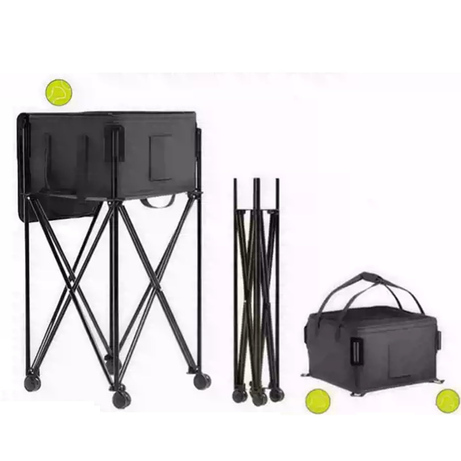 Generico Tramoggia Portatile For Palline Da Tennis E | Carrello didattico for palline da tennis 120/200, for strumento di allenamento