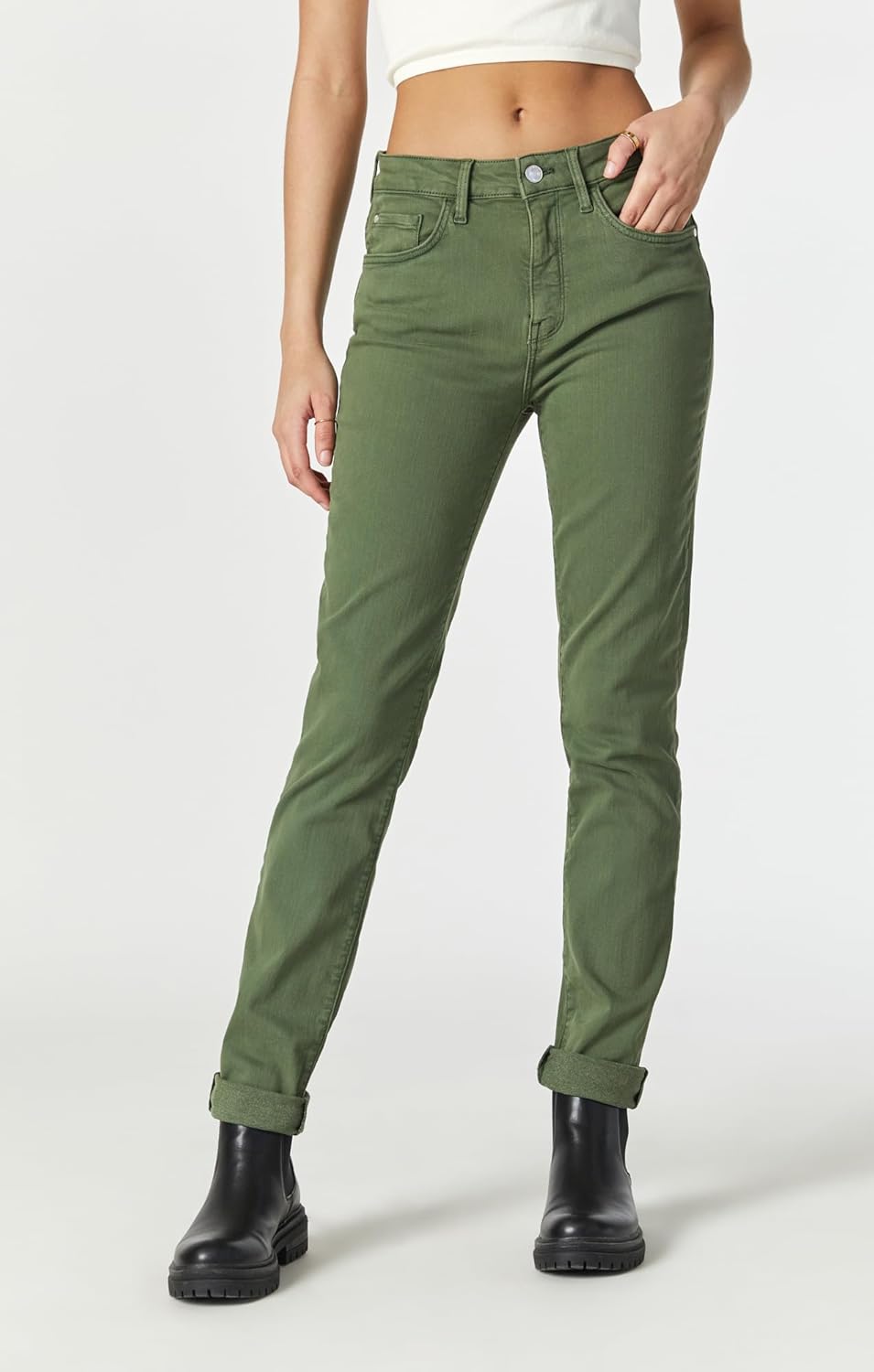 Mavi Women's Kathleen High Rise Slim Boyfriend Jeans - Image 2