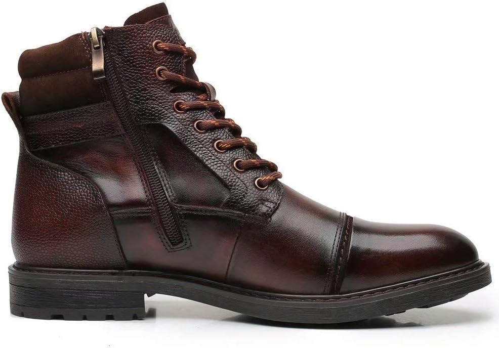 Arkbird Mens Chelsea Boots, Stylish and Comfort Leather Chukka Ankle Boots with Zipper - Image 5