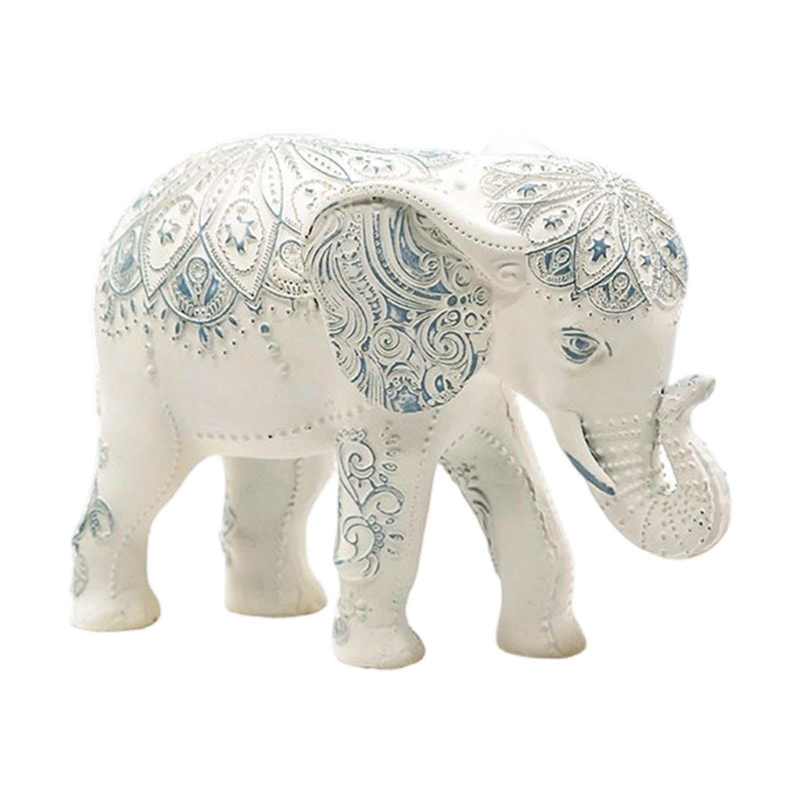 Sculpture éléphant de force et santé, le cadeau symbolique parfait pour une table de chevet