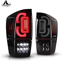 Vista 29 de WOLFSTORM LED Tail Light Fit for 2016-2023 Toyota Tacoma, 2016-2013 Toyota Tacoma Tail Light Replacement Assembly,1 Pair(Clear Lens)