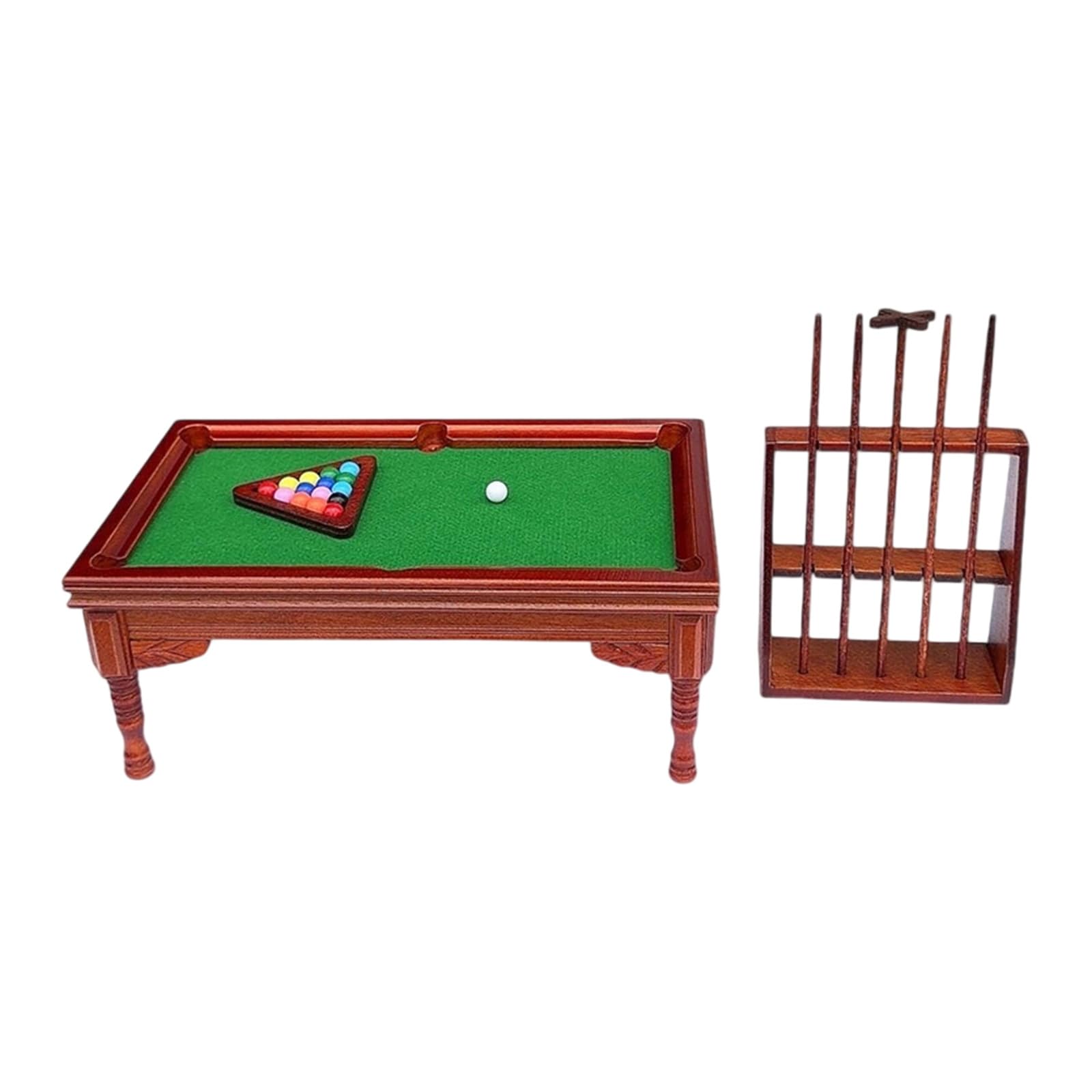 Dollhouses Minis - Mesa de billar (escala 1:12, madera)