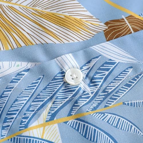 Dubinik® Hawaiian Shirt for Men Tropical Beach Shirt Mens Short Sleeve Button Down Shirts Aloha Shirt Print Casual Cool4