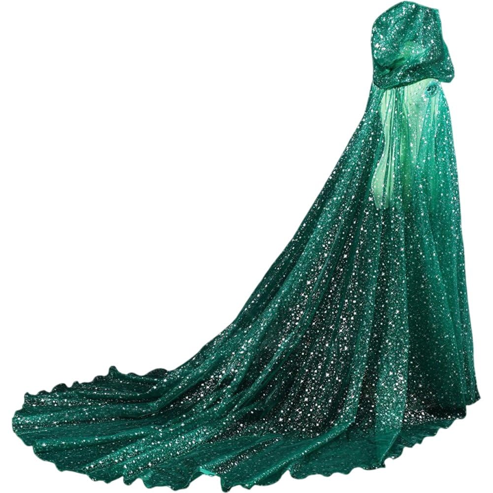 Costume de carnaval adulte réglé avec cette cape à capuche longue pour cosplay Halloween