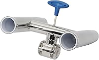 Vista 5 de 2 Tube Rocket Launcher Adjustable Rod Holder fit for 1" or 1.26" Highly Polished Stainless Steel Adjustable Fish Rod Holders