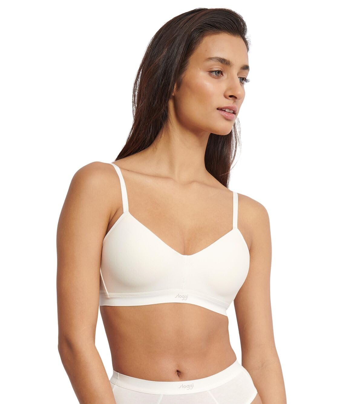 Sloggi White Ever Ease Double Mould Bra, Xl