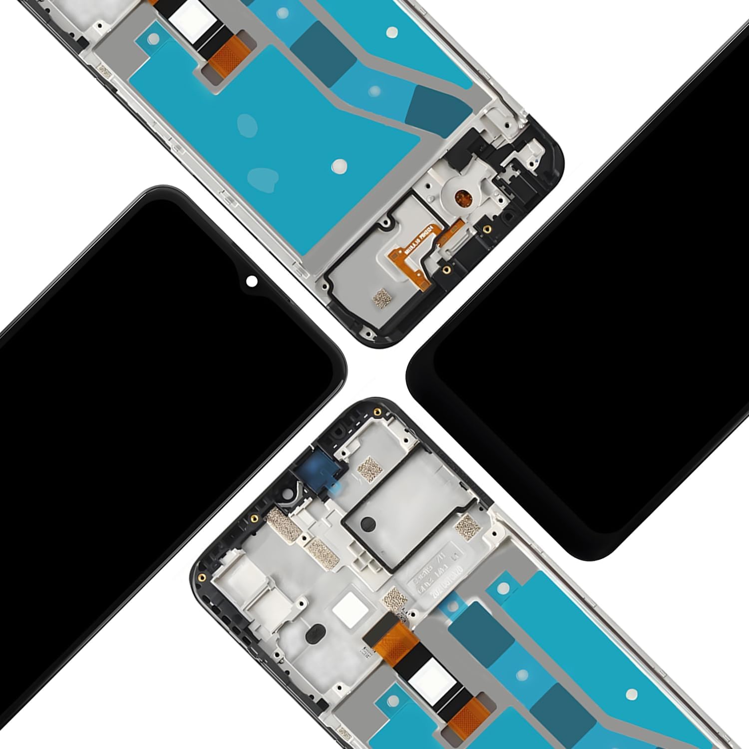 LCD Screen Replacement for Boost Mobile Celero 5G 6.52'' WTCELERO5G Assembly LCD Display Touch Screen Digitizer with Frame image 2