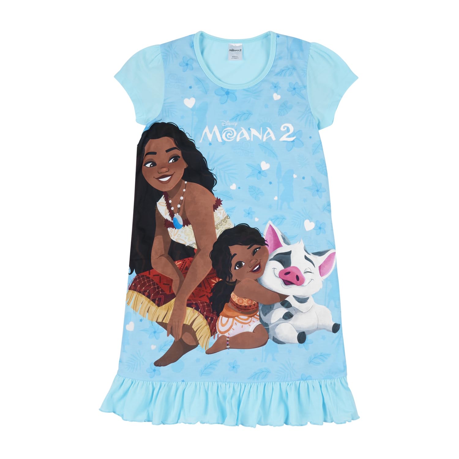 Disney Moana Mädchen-Nachthemd, Moana-Nachthemd für Mädchen, Mädchen, Nachtwäsche, offizielles Geschenk für Mädchen