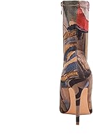 Vista 6 de vivianly Botines elásticos con punta puntiaguda, botas de tobillo a media pantorrilla, botas de tacón de aguja para mujer