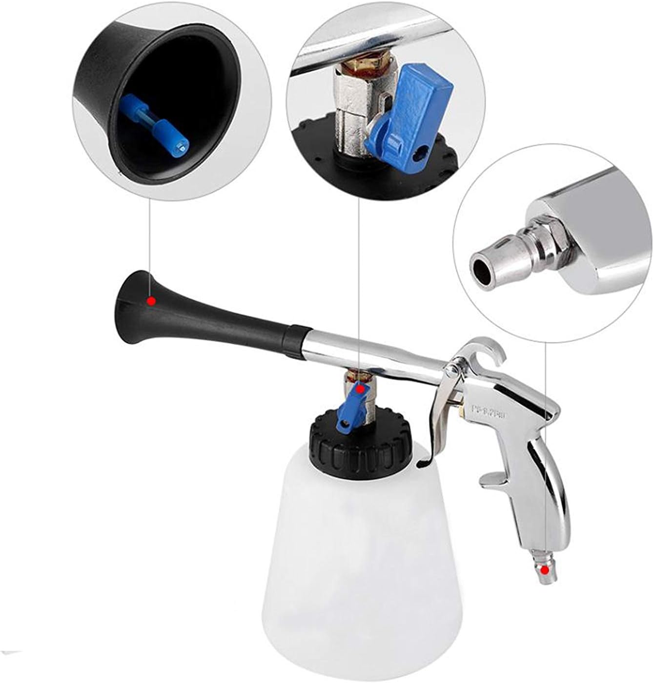 Car Cleaning Gun Air Pulse High Pressure Surface Interior Exterior Tornado Cleaning Paint Surface Cleaning and Maintenance Tool